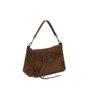 Balenciaga Brown Lambskin Shoulder Bag