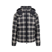 Moncler Geacă Lungă Neagră din Bumbac