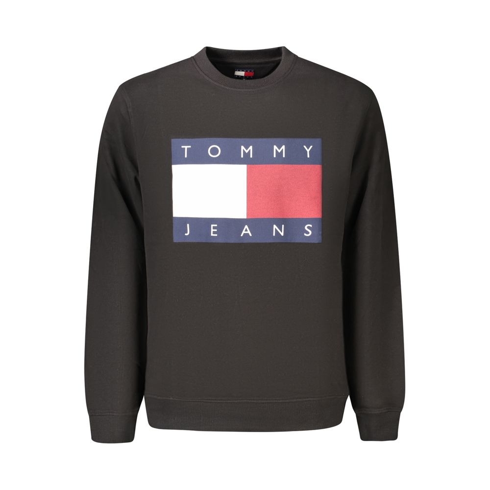 Tommy Hilfiger Bluză Neagră din Bumbac pentru Bărbați
