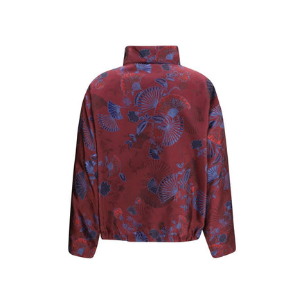 Giorgio Armani Bordeaux Polyester Full-Length Jacket