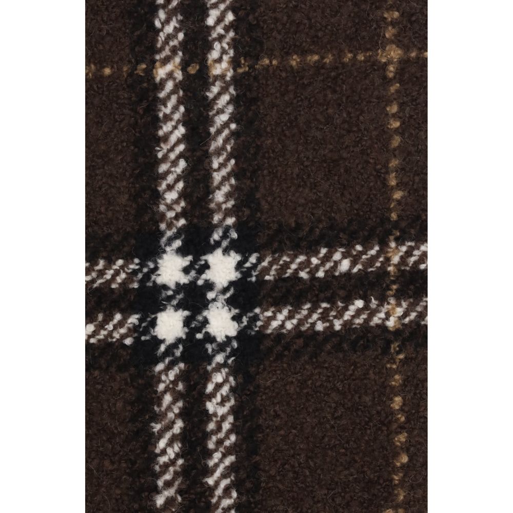Burberry Eșarfă Maro din Alpaca