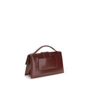 Jacquemus Geantă de Umăr Bordo din Piele de Vițel
