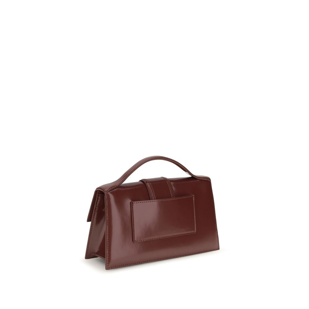 Jacquemus Geantă de Umăr Bordo din Piele de Vițel