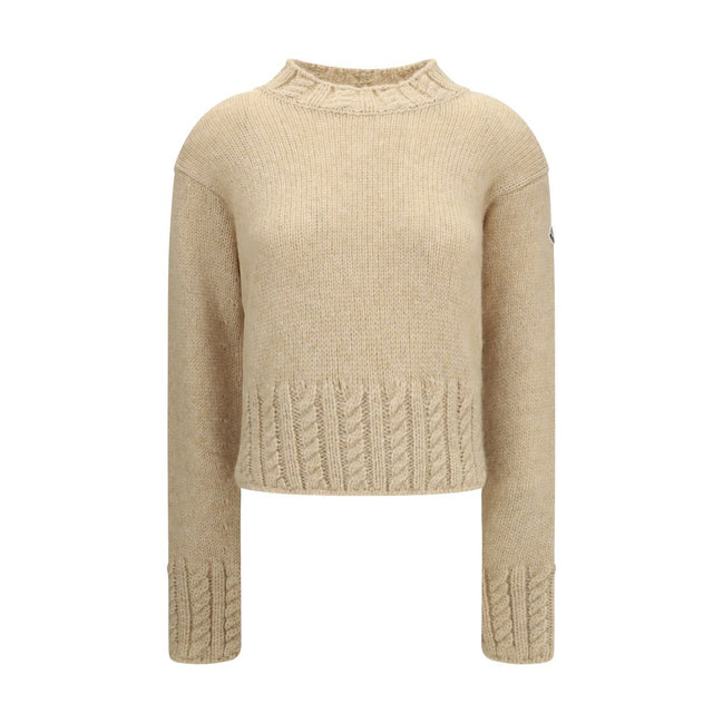 Moncler Beige Alpaca Sweatshirt
