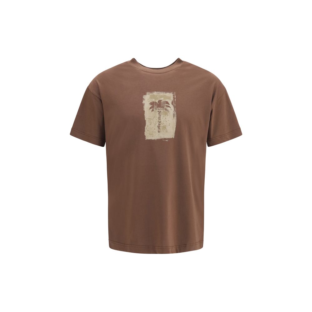 Palm Angels Tricou Maro din Bumbac