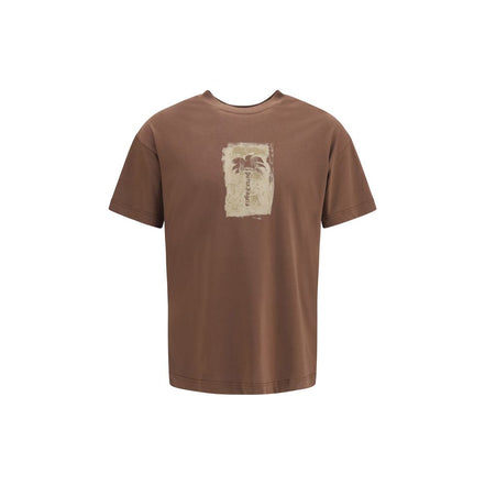 Palm Angels Tricou Maro din Bumbac