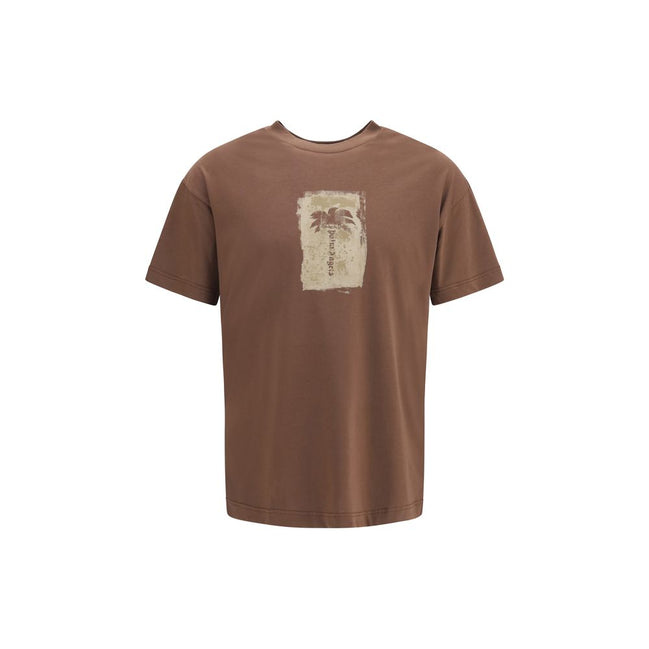 Palm Angels Tricou Maro din Bumbac