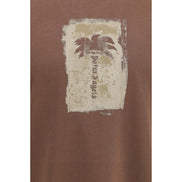 Palm Angels Tricou Maro din Bumbac