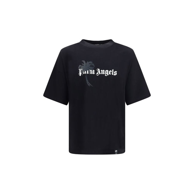 Palm Angels Tricou Negru din Bumbac