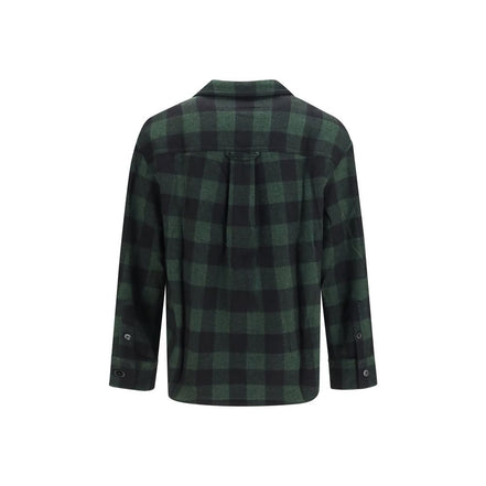 Ami Paris Bicolor Wool Full-Length Jacket