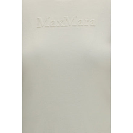 Max Mara Hanorac Alb din Lână