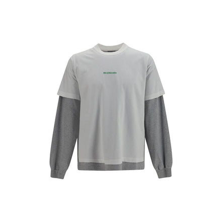 Balenciaga White Cotton T-Shirt