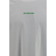 Balenciaga White Cotton T-Shirt
