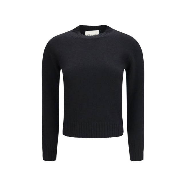 Ami Paris Black Wool Sweatshirt