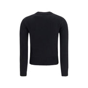 Ami Paris Black Wool Sweatshirt