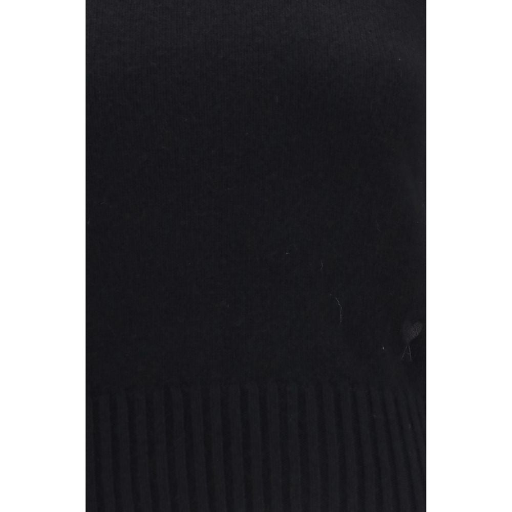 Ami Paris Black Wool Sweatshirt