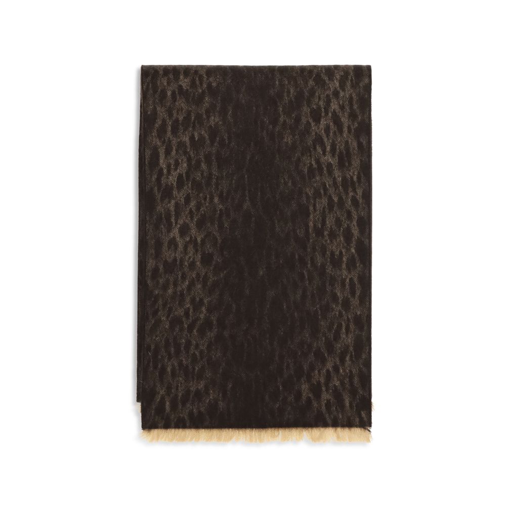 Gucci Brown Wool Scarf