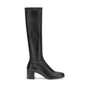 Prada Cizme Negre din Piele de Miel