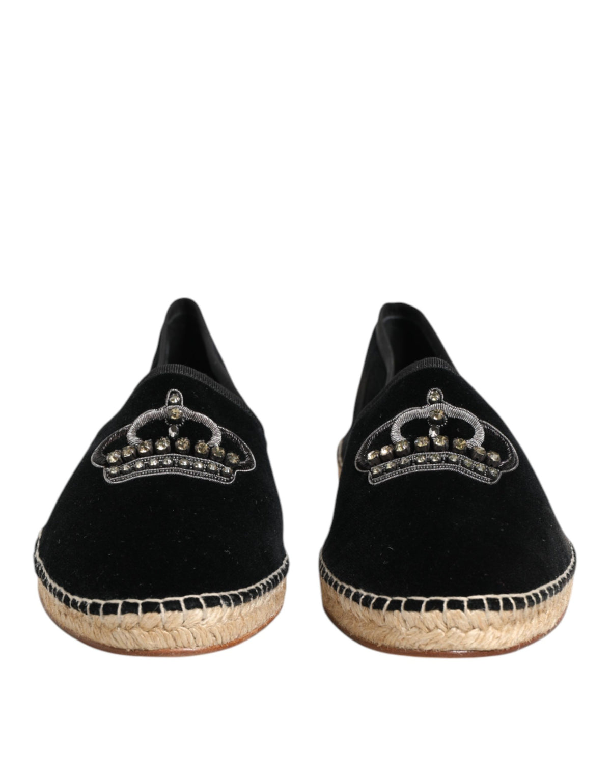 Dolce & Gabbana Espadrile Negre din Bumbac