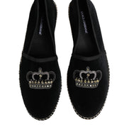 Dolce & Gabbana Espadrile Negre din Bumbac