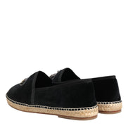 Dolce & Gabbana Espadrile Negre din Bumbac