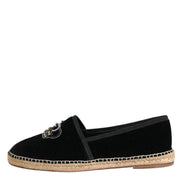 Dolce & Gabbana Espadrile Negre din Bumbac
