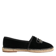 Dolce & Gabbana Espadrile Negre din Bumbac
