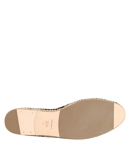 Dolce & Gabbana Espadrile Negre din Bumbac