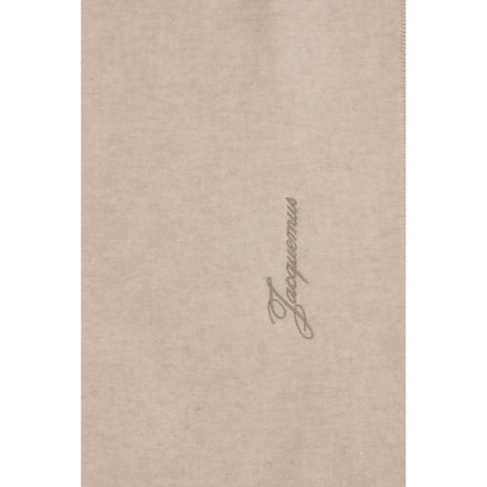 Jacquemus Fular Bej din Lână