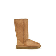 UGG Cizme Bej din Piele