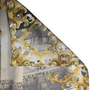 Dolce & Gabbana Multicolor Printed Silk Square Foulard Scarf