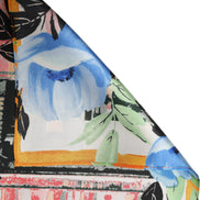 Dolce & Gabbana Multicolor Printed Silk Square Foulard Scarf