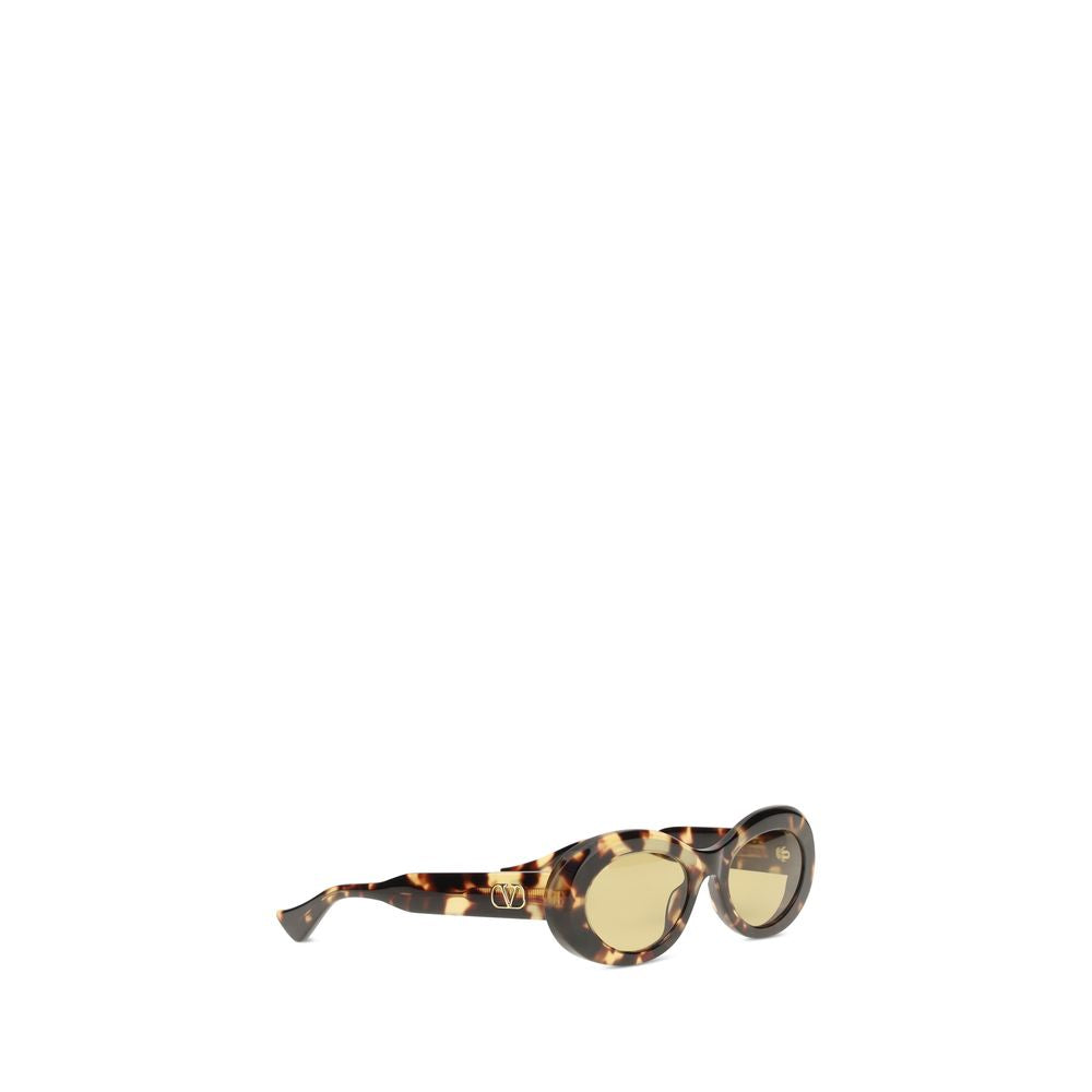 Valentino Garavani Ochelari de Soare Maro din Acetat