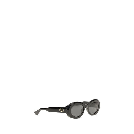 Valentino Garavani Black Acetate Sunglasses
