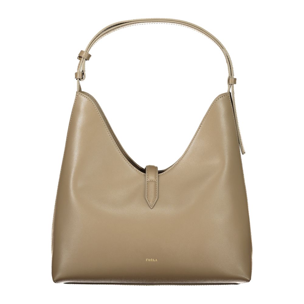 Furla Green Leather Handbag