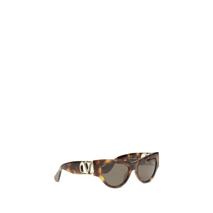 Valentino Garavani Ochelari de Soare Maro din Acetat