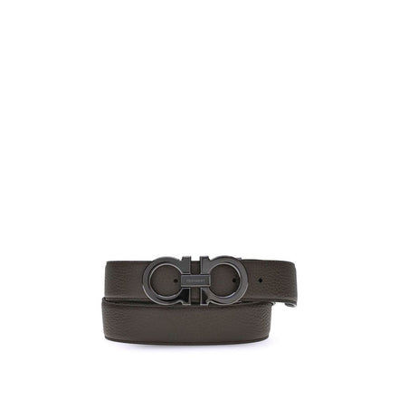 Ferragamo Brown Calf Leather Regular Belt