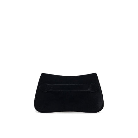 Emporio Armani Geantă Clutch Neagră din Poliester
