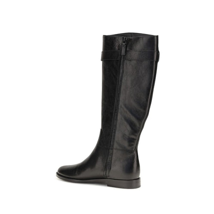 Cizme Tory Burch din Piele de Vițel Negre