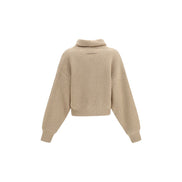 Tory Burch Beige Wool Cardigan