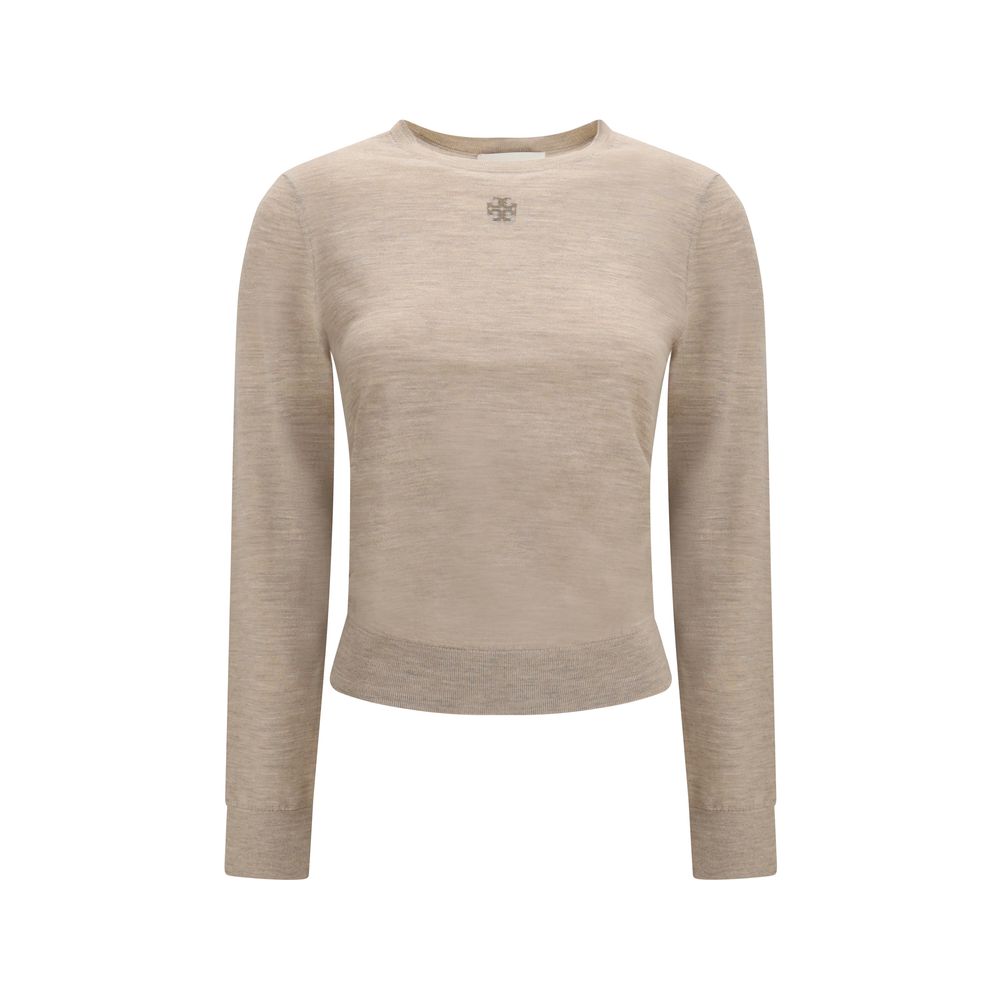Tory Burch Beige Wool Sweatshirt