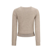 Tory Burch Beige Wool Sweatshirt