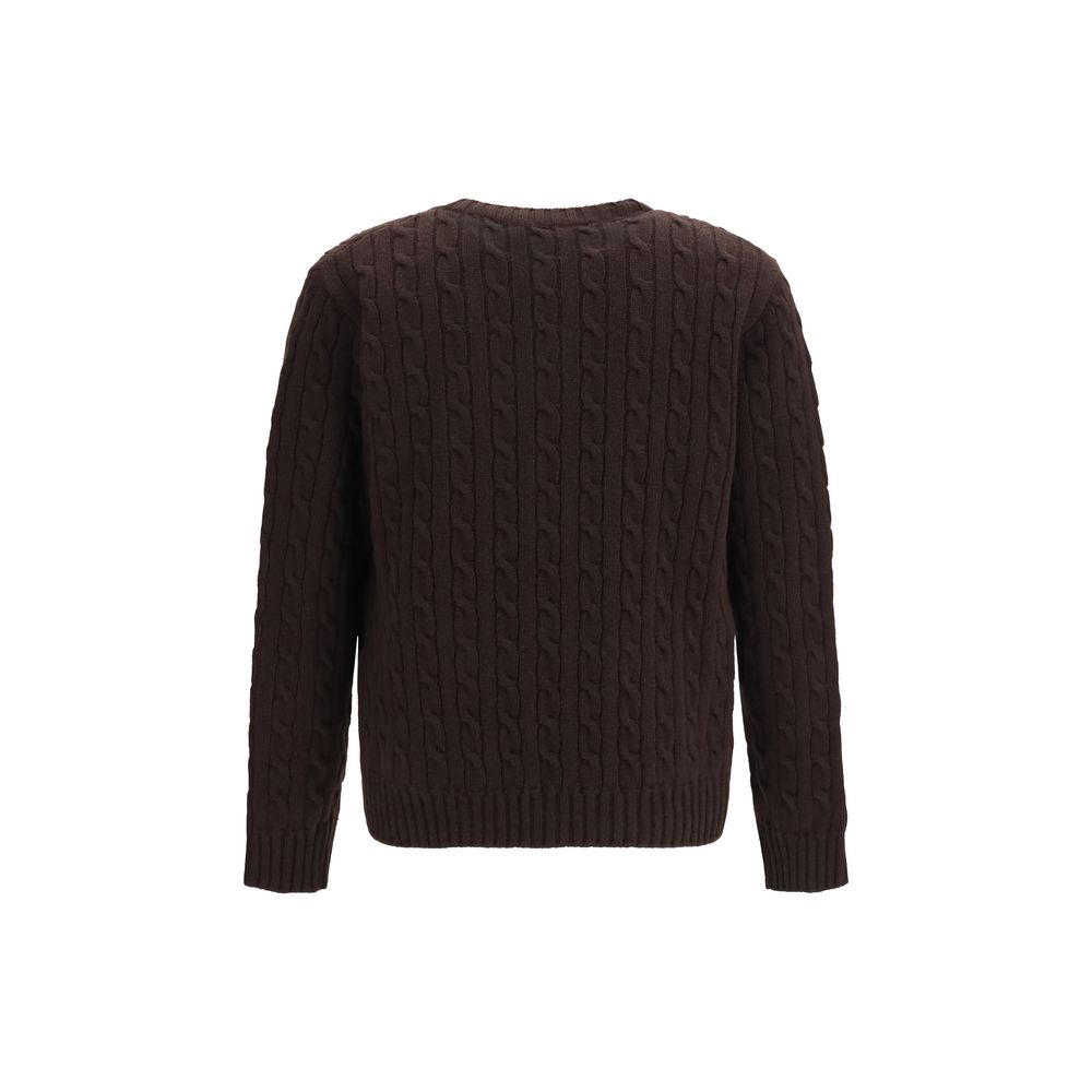 Valentino Garavani Brown Wool Cardigan