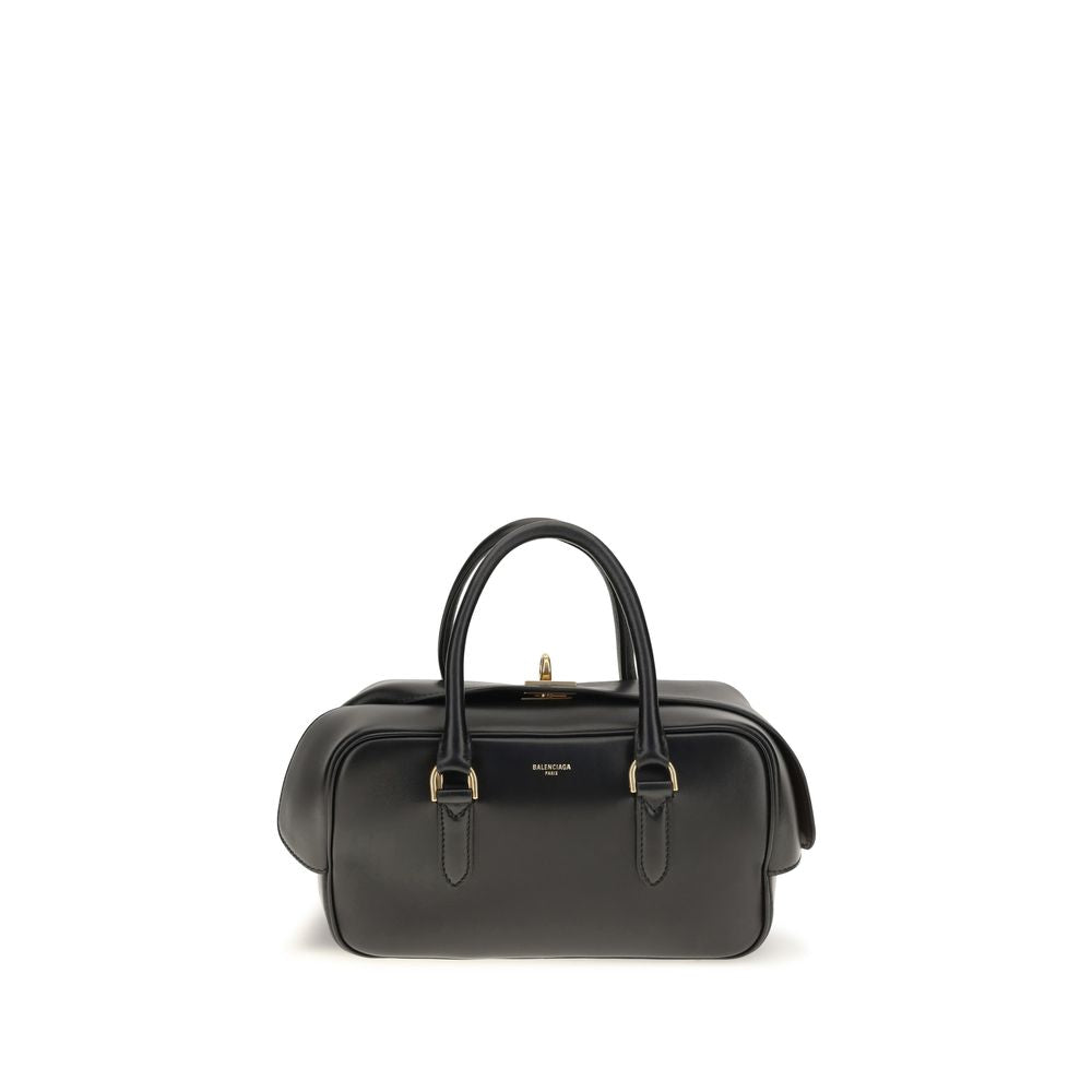 Balenciaga Geantă Neagră din Piele de Miel