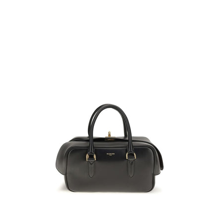Balenciaga Geantă Neagră din Piele de Miel