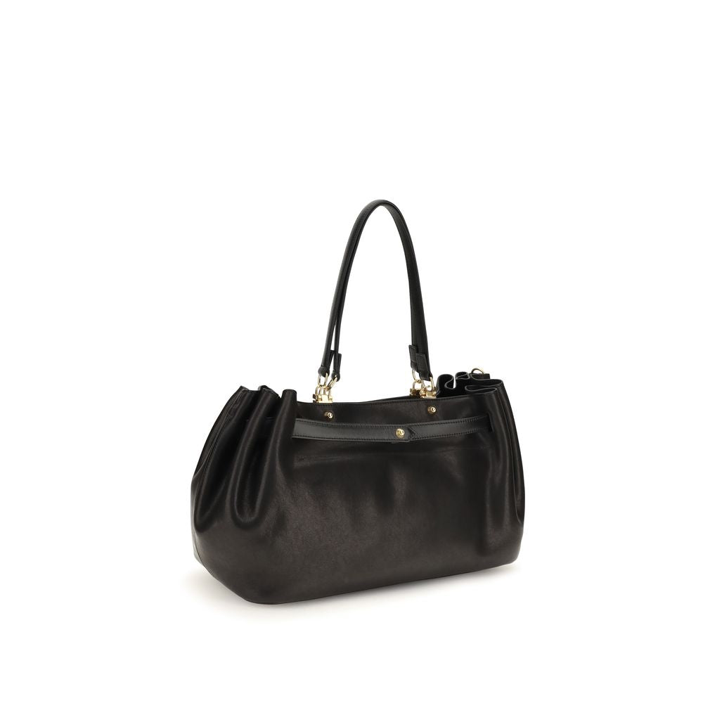 Balenciaga Black Calf Leather Shoulder Bag