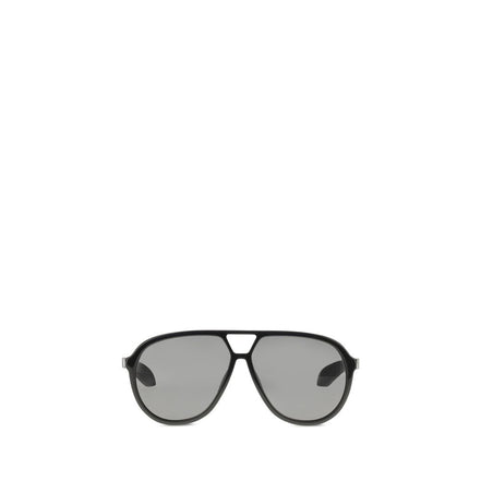 Alexander McQueen Ochelari de Soare Negri din Acetat
