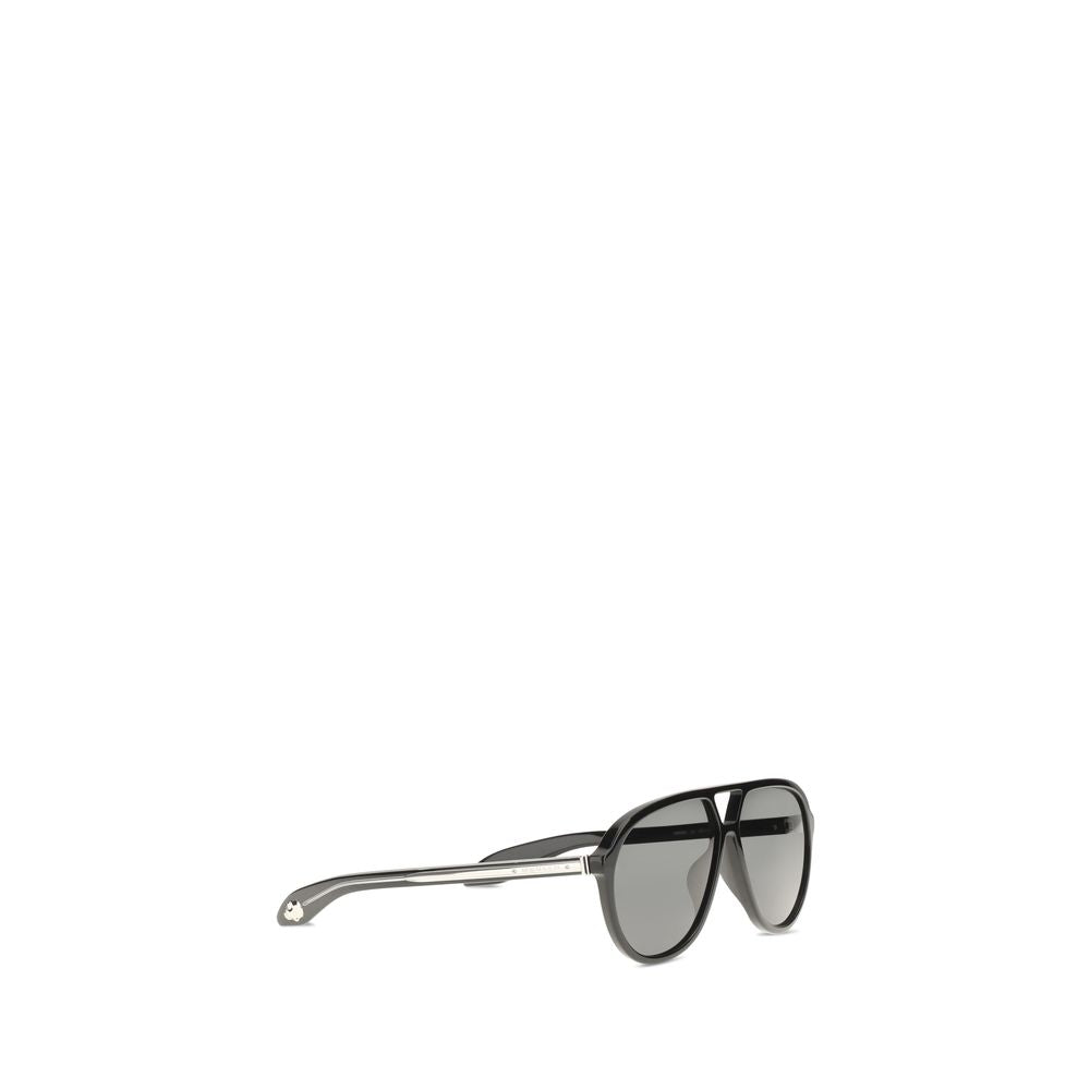 Alexander McQueen Ochelari de Soare Negri din Acetat
