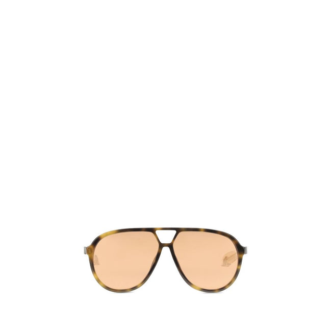 Alexander McQueen Ochelari de Soare Maro din Acetat
