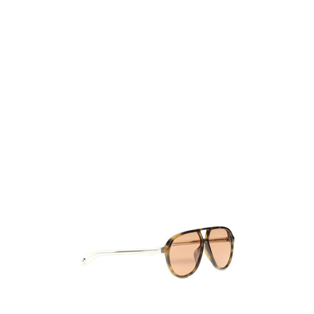 Alexander McQueen Ochelari de Soare Maro din Acetat